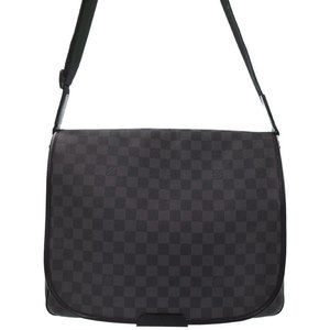 Louis Vuitton Renzo Damier Graphite Shoulder Bag Black